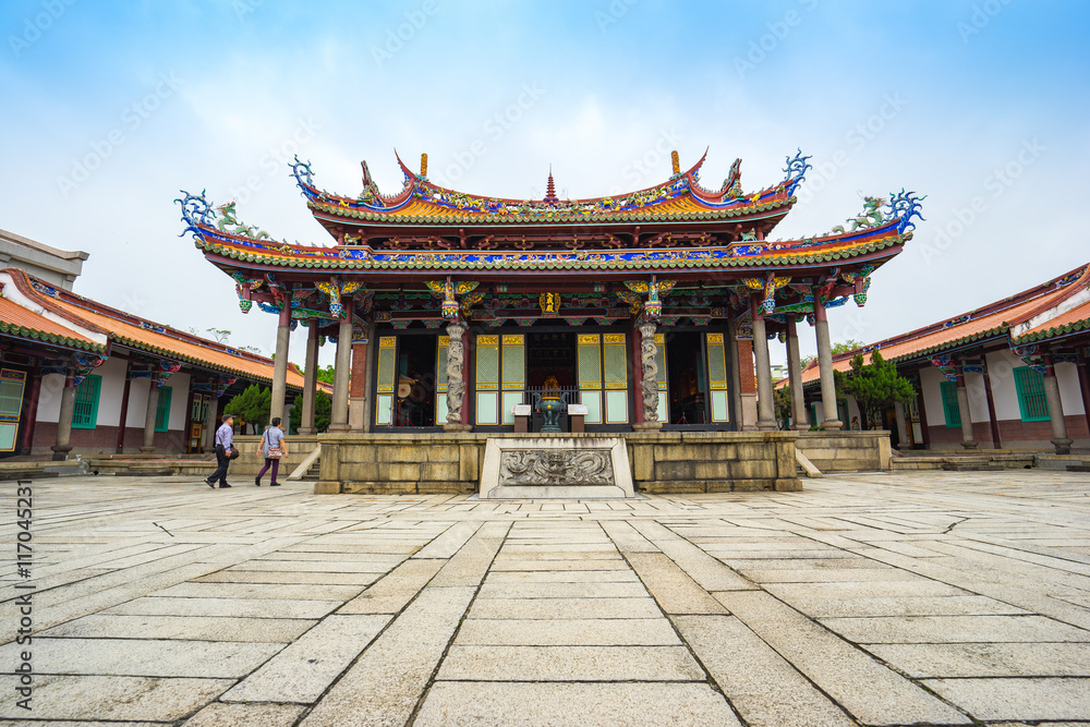 The Taipei Confucius Temple in Taiwan. The Taipei Confucius Temple in Taiwan.