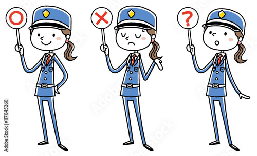 女性警備員：回答　正解　不正解　わからない
