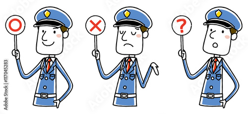 男性警備員：回答　正解　不正解　わからない
