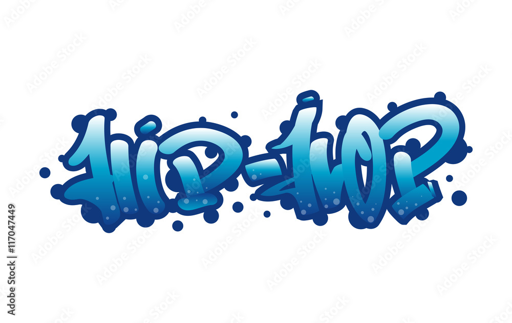 Urban style street Graffiti art.