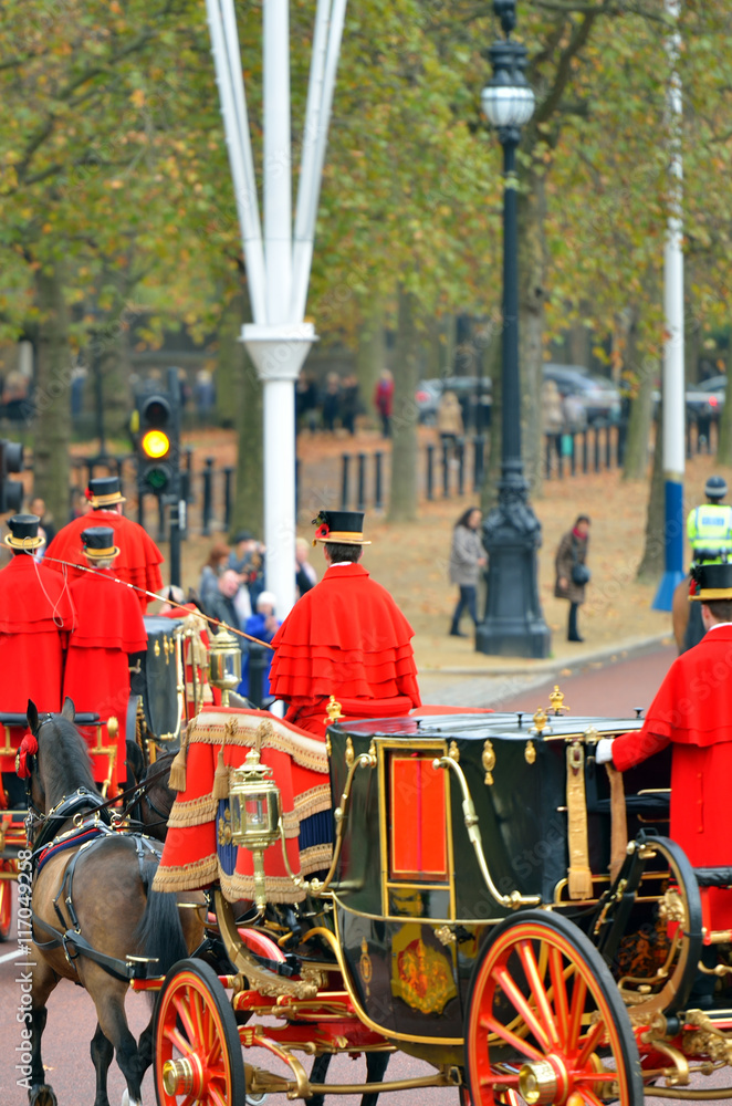Obraz premium Changing of the guard in Buckingham Palace...