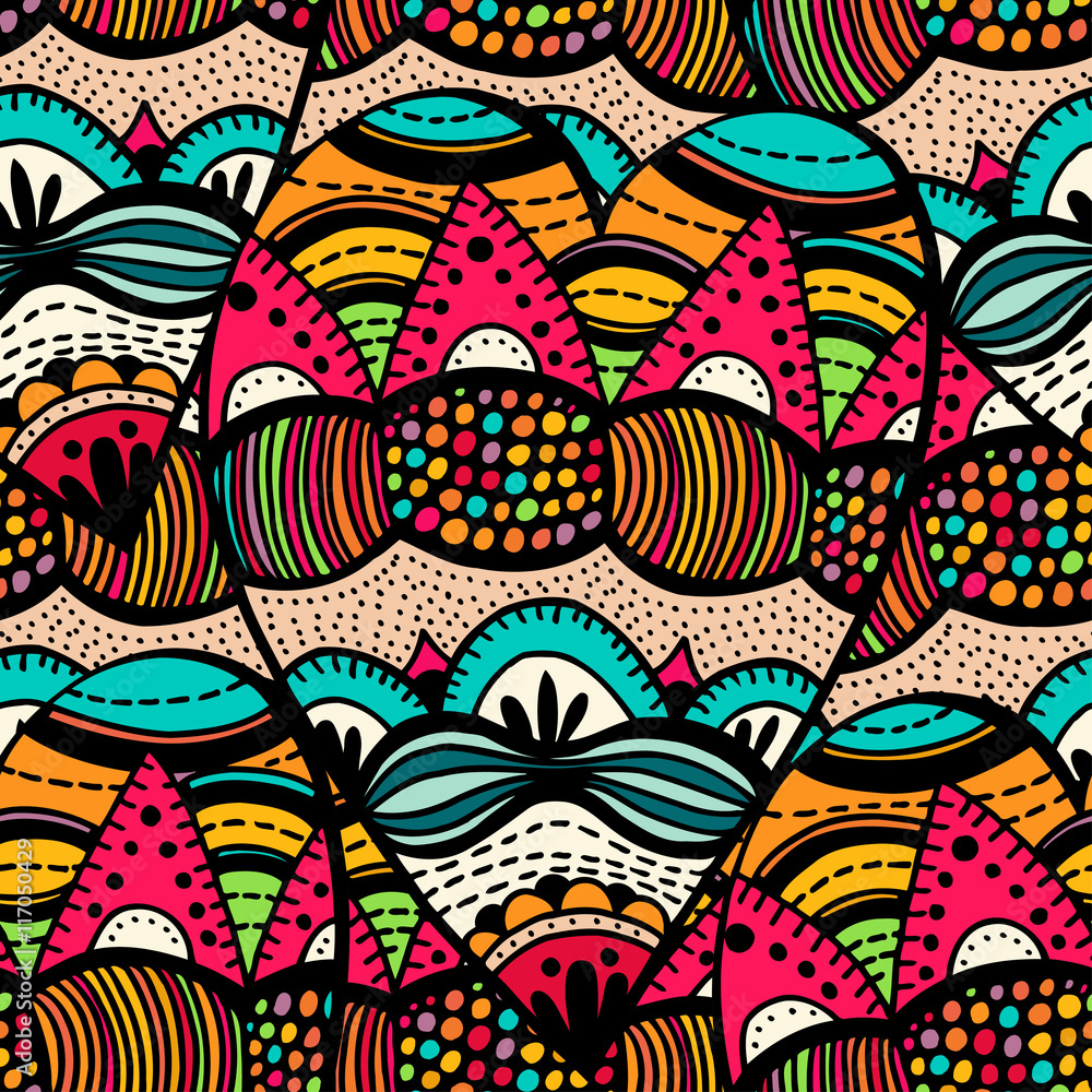 Hand-drawn tribal motif