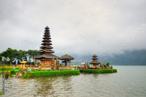 Pura Ulun Danu Bratan  Hindu temple on Bratan lake  Bali  Indonesia..