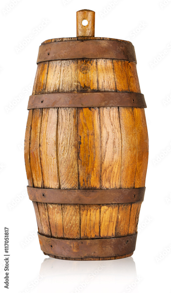 Obraz premium Old wooden barrel