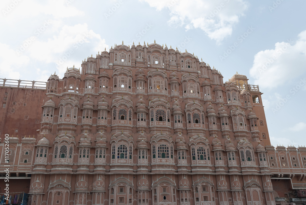 Hawa Mahal, Palace of the Winds or Palace of the Breeze, in Jaipur India