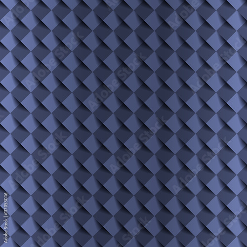 Blue square with shadow abstract background