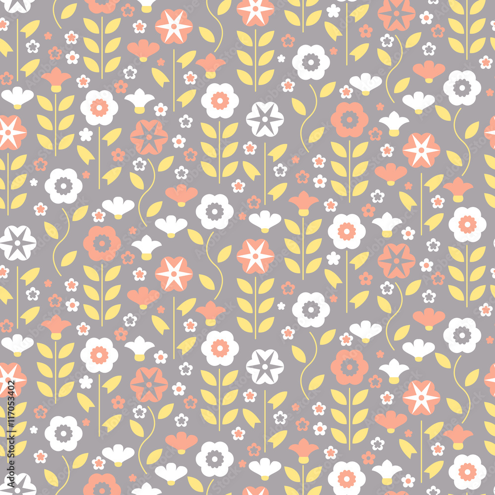 Seamless pattern with beautiful gentle bindweeds. It can be used Seamless pattern with beautiful gentle bindweeds. It can be used