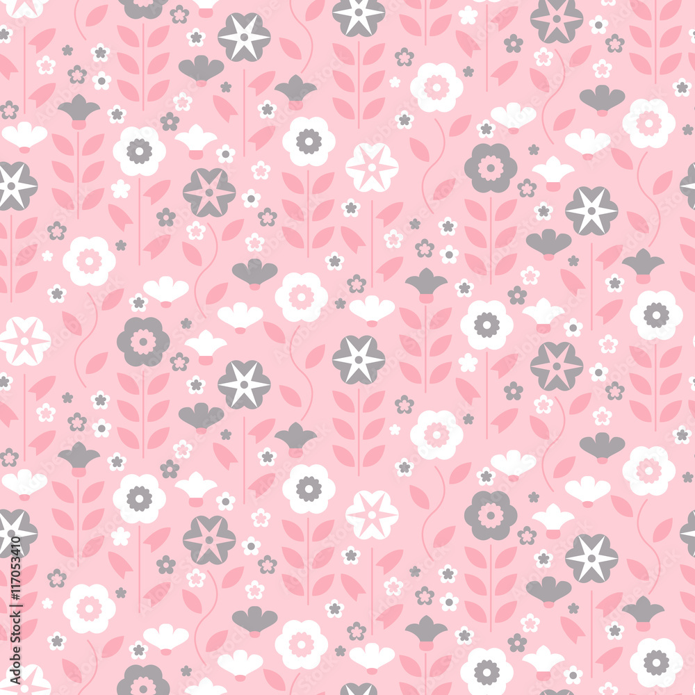 Seamless pattern with beautiful gentle bindweeds. It can be used Seamless pattern with beautiful gentle bindweeds. It can be used