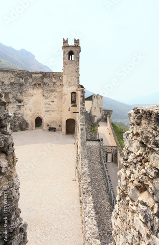 Castel Beseno  landmark medieval castle in Trento  Italy