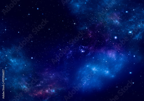 Fototapeta Naklejka Na Ścianę i Meble -  starry night sky deep outer space