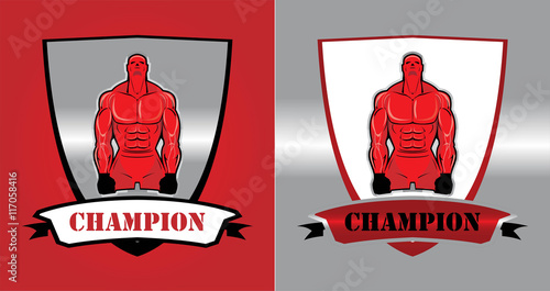 Fighter, Bodybuilder. Masculine.Muscular man. Sportsman characte
