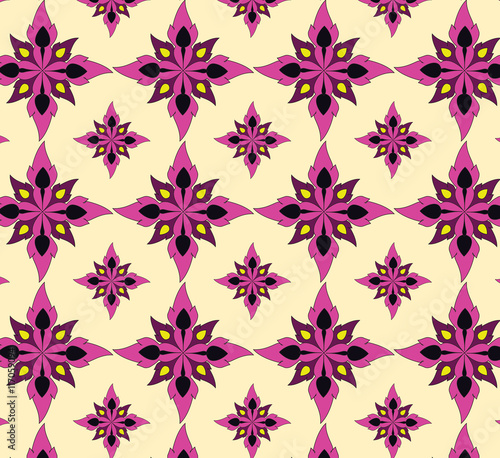 floral texture background thai patterns 