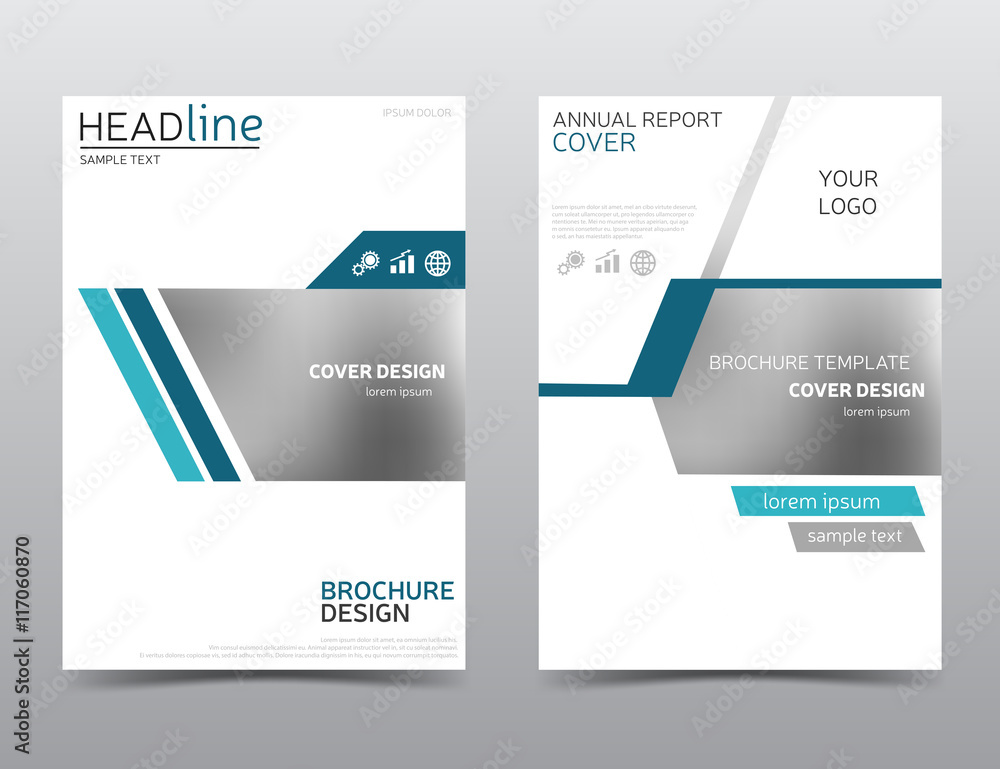 Annual report cover. Brochure design. Flyer design. Leaflet layout. Presentation template. Technology design, a4 size. eps 10
