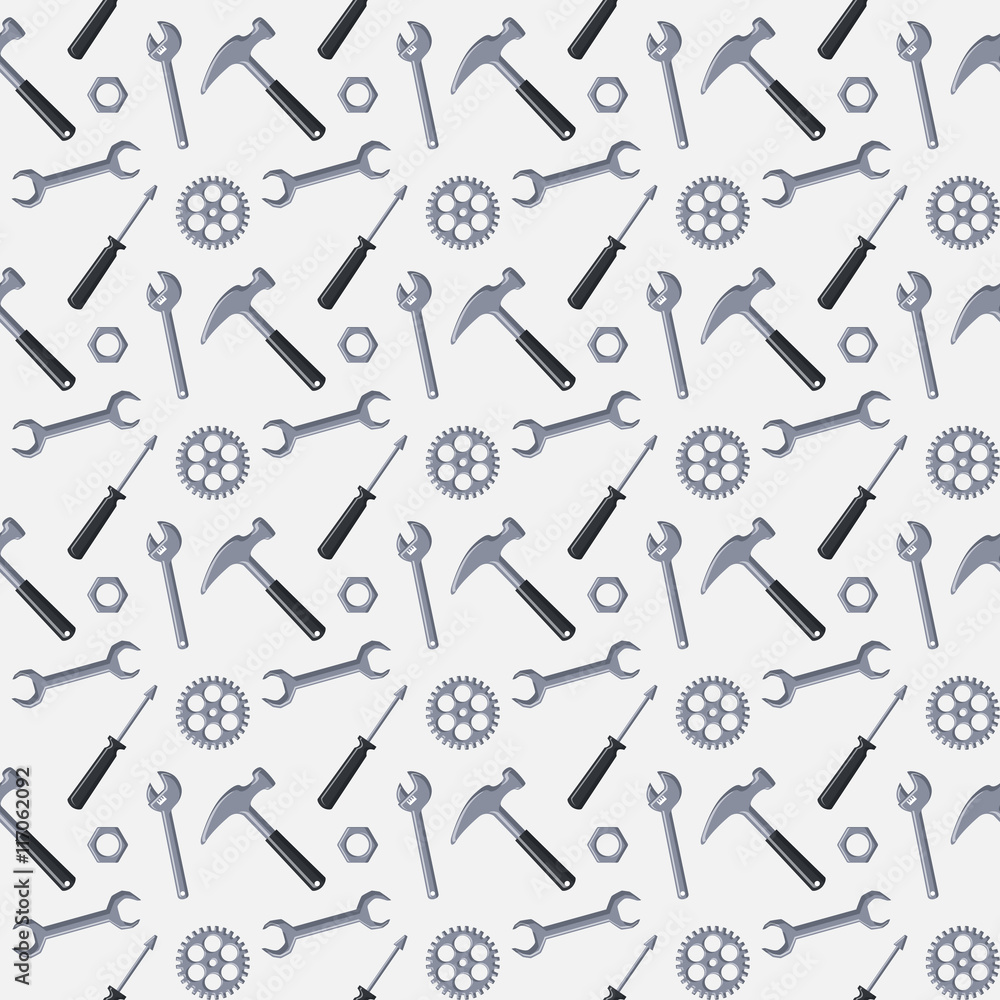 Tools seamless pattern. Tools seamless pattern.