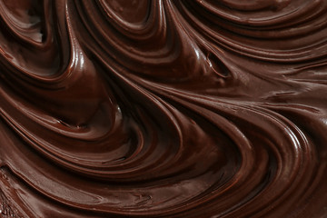 Melted chocolate background