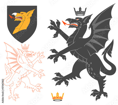 Black Dragon Illustration