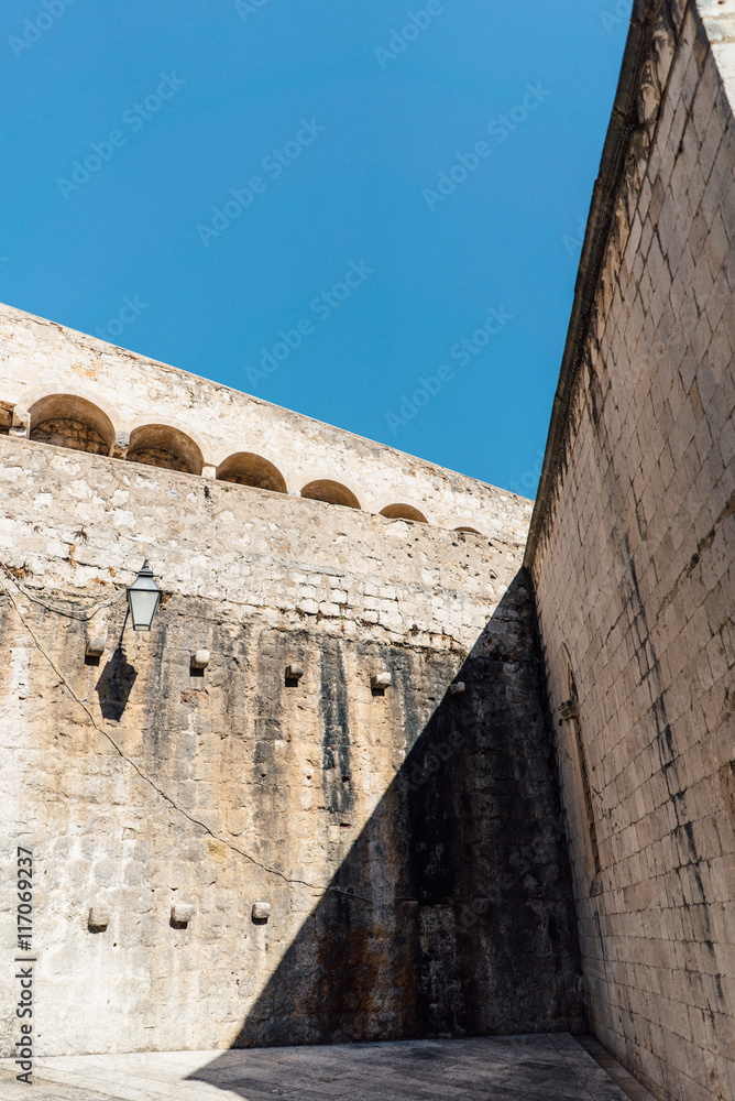 Inside the walls of Old Town, Dubrovnik where they filmed the Games of Thrones