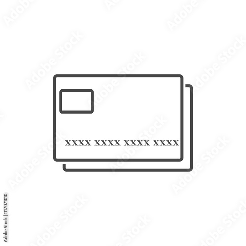 Credit Card Icon, money card icon