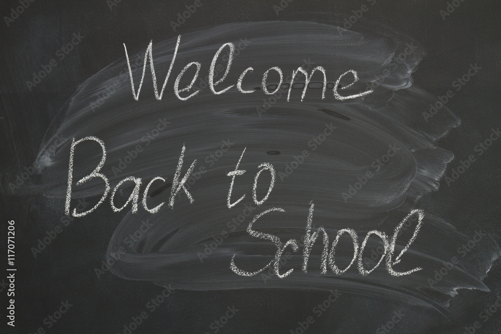 Obraz premium welcome back to school