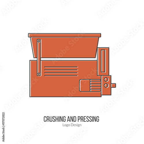 Winemaking, wine tasting logotype design concept