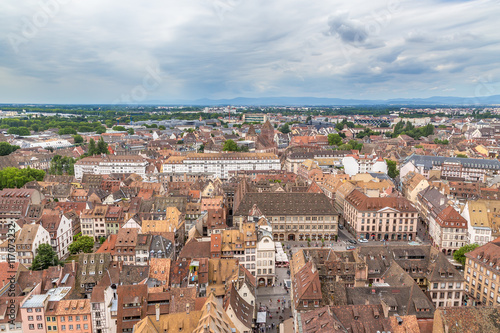Strasbourg, France. The city from the bird's eye view