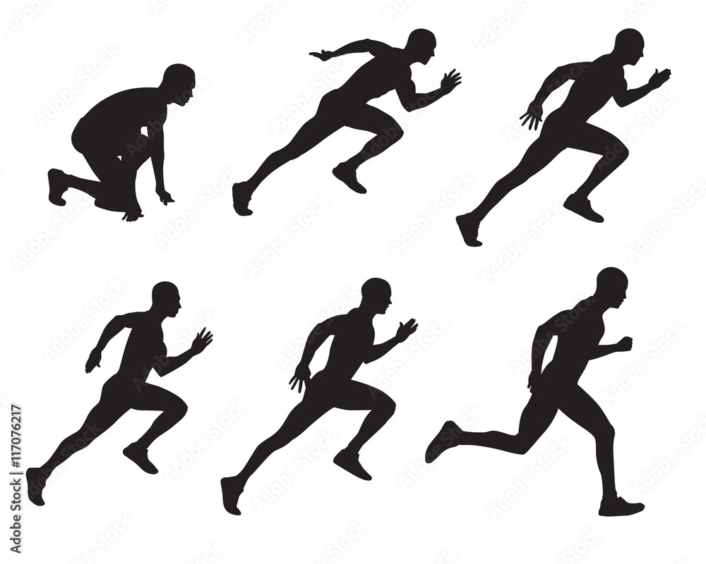 Running Silhouettes