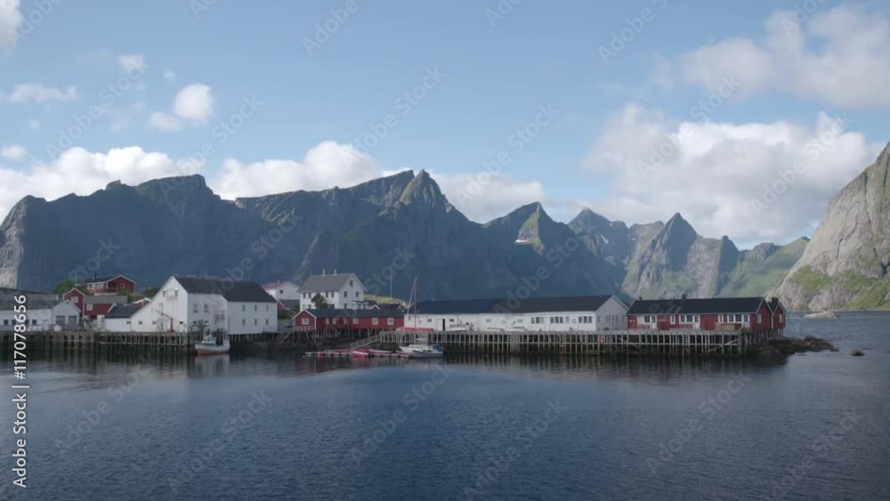 fishing village in the lofoten islands norway fishing village in the lofoten islands norway