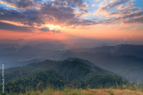 Summit of Tulay Hill, Tak province, Thailand © bnoragitt
