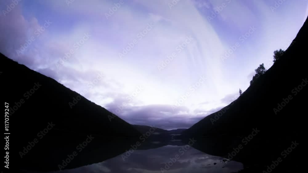 aurora borealis in mountain landscape aurora borealis in mountain landscape