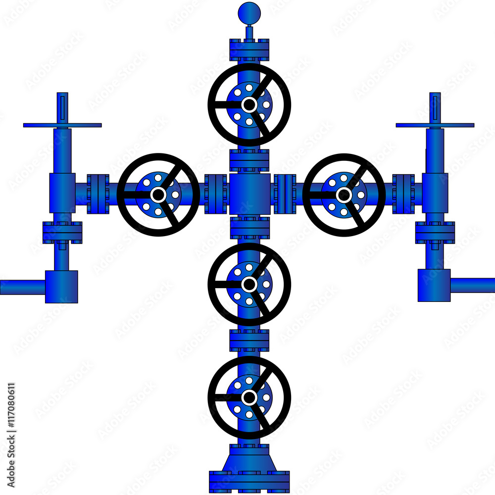 Christmas Tree Oil Well (Xmas) One of Wellhead Equipment Stock Photo Adobe Stock
