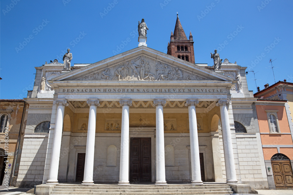CREMONA, ITALY - MAY 24, 2016: The church Chiesa di Santa Agata.