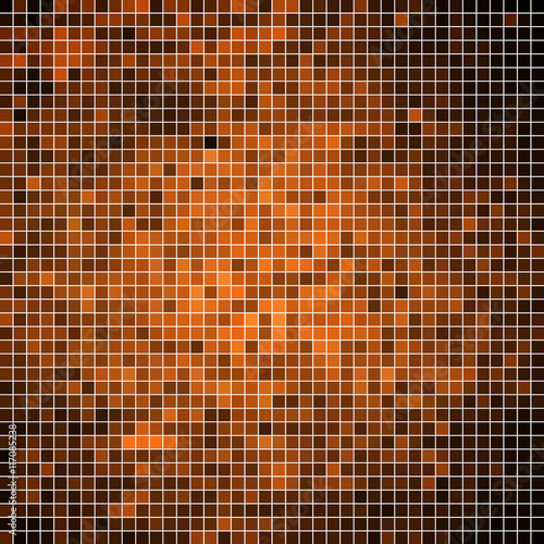 abstract vector square pixel mosaic background