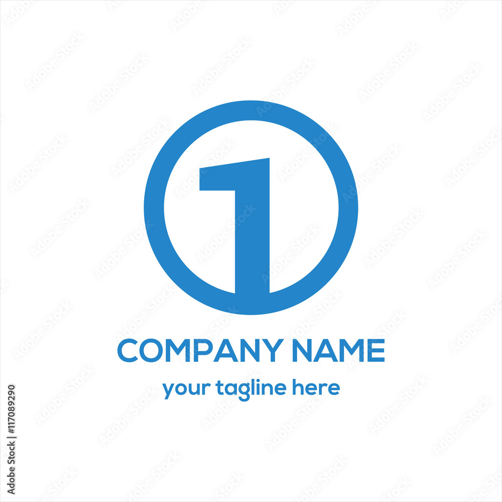 Number 1 Logo vector Number 1 Logo vector