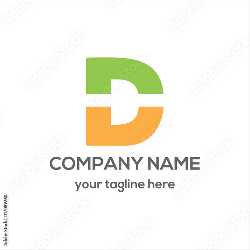 Letter D Typography Logo vector Free Download Letter D Typography Logo vector - GFXLoad