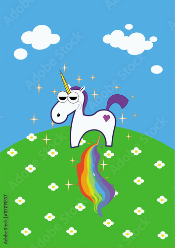 happy unicorn