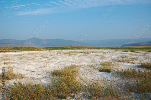 Dried salt lakes