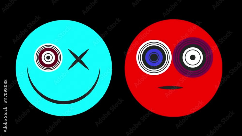 man with yellow head changing emoticon expressions man with yellow head changing emoticon expressions