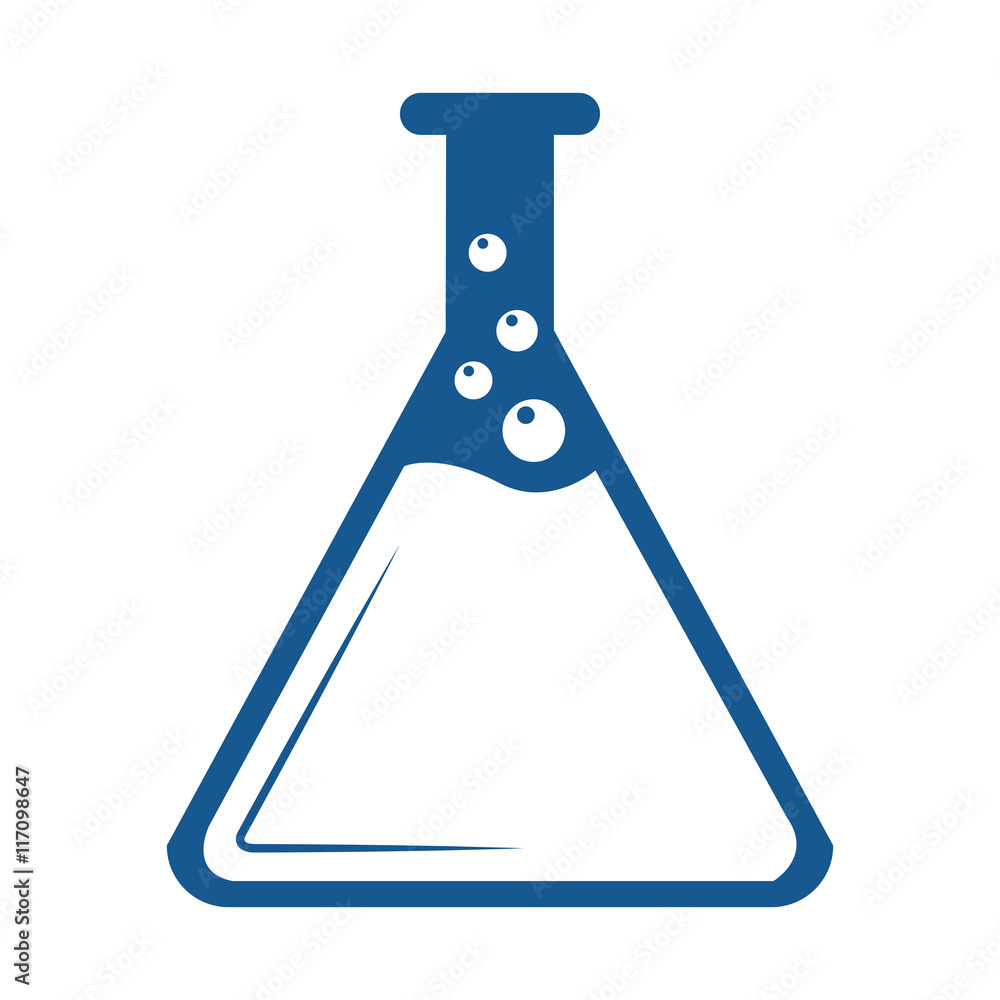 flat design test tube icon vector illustration flat design test tube icon vector illustration