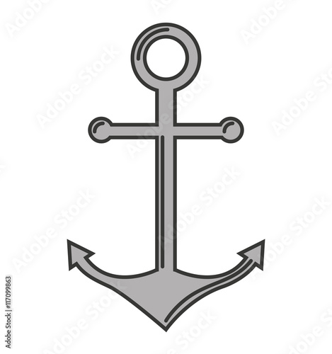 anchor marine symbol icon
