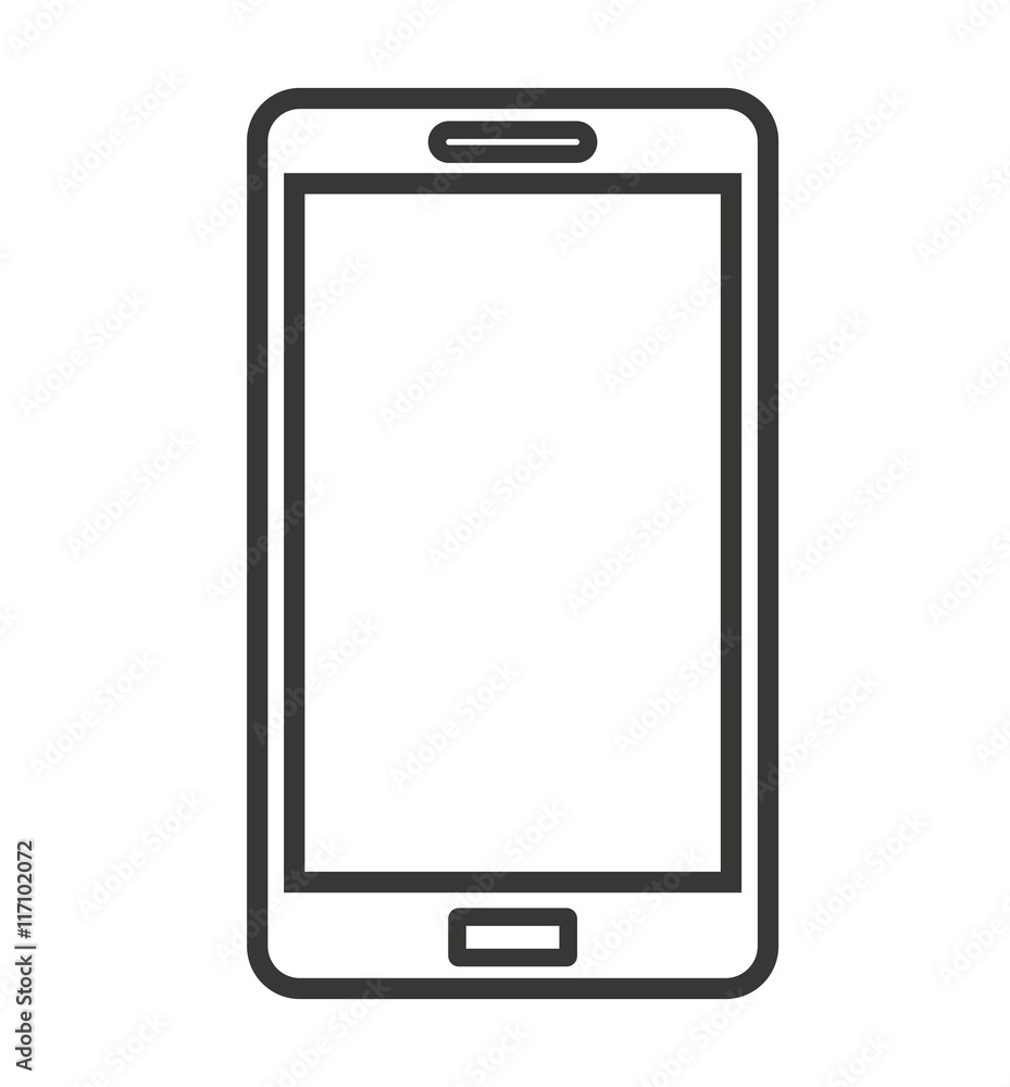 smartphone display wearable icon smartphone display wearable icon