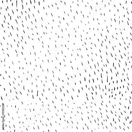 Monochrome minimalist hand drawn pattern dash