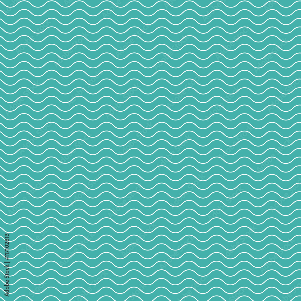 Black seamless wavy line pattern Black seamless wavy line pattern
