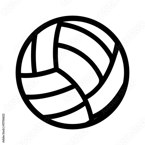 volleyball ball equipment icon