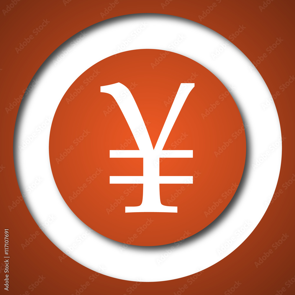 Obraz premium Yen icon