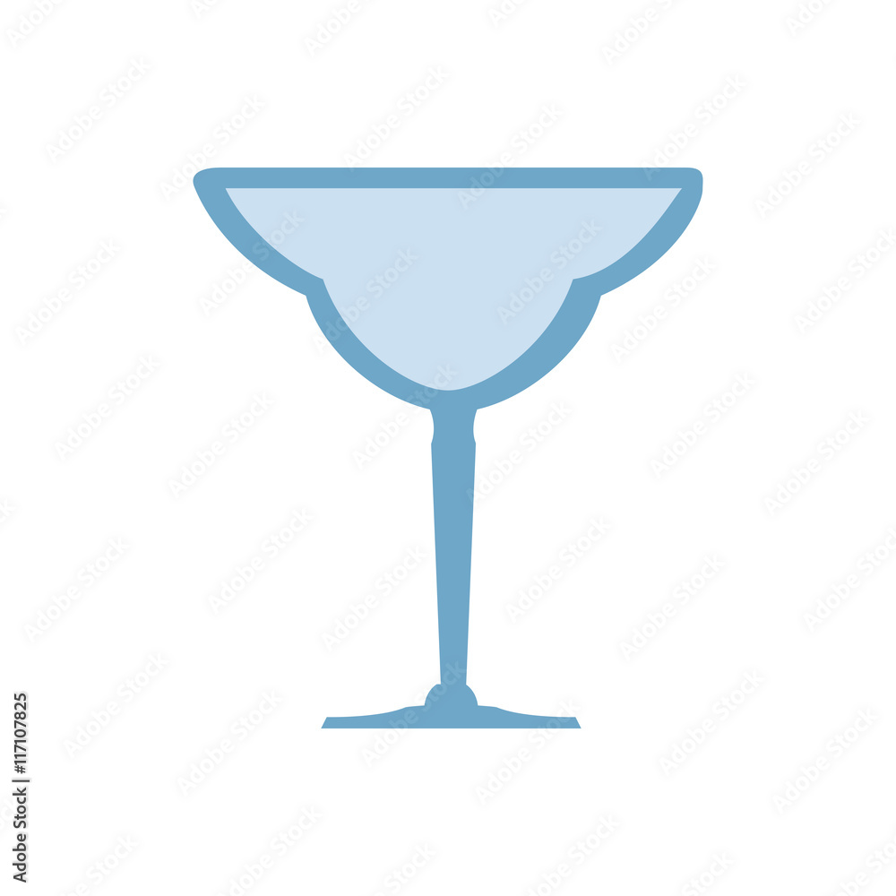 Drink concept represented by glass icon. Isolated and flat illustration Drink concept represented by glass icon. Isolated and flat illustration