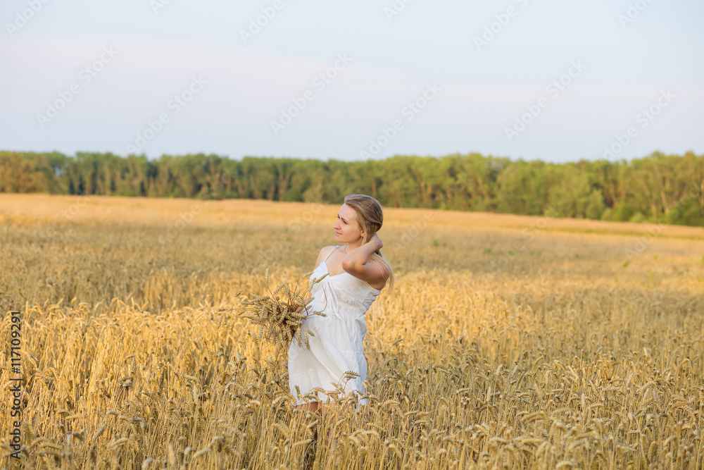 pregnant woman outdoors in summer pregnant woman outdoors in summer