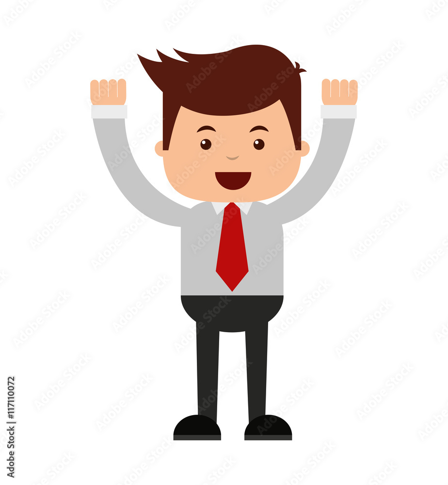 man businessman cartoon character icon man businessman cartoon character icon