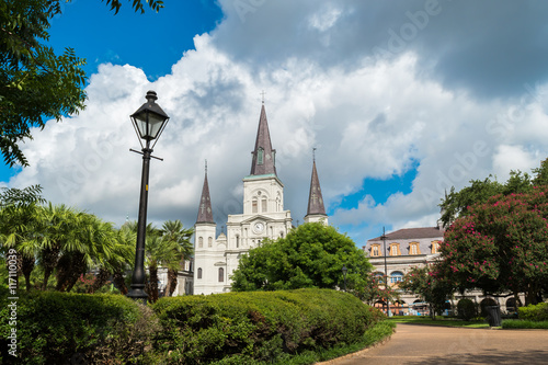 Εκτύπωση καμβά House in French Quarter, New Orleans, Louisiana