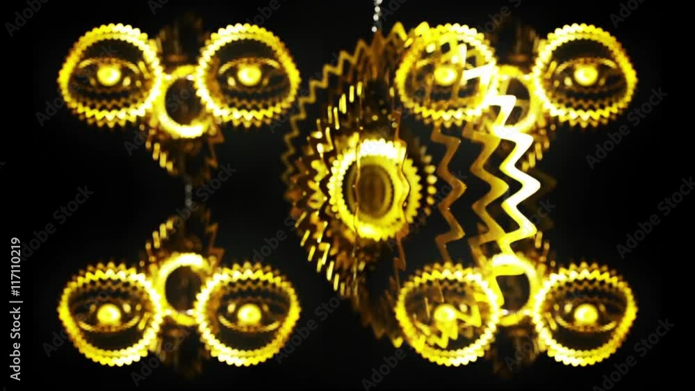 abstract gold shiny spinning pattern abstract gold shiny spinning pattern