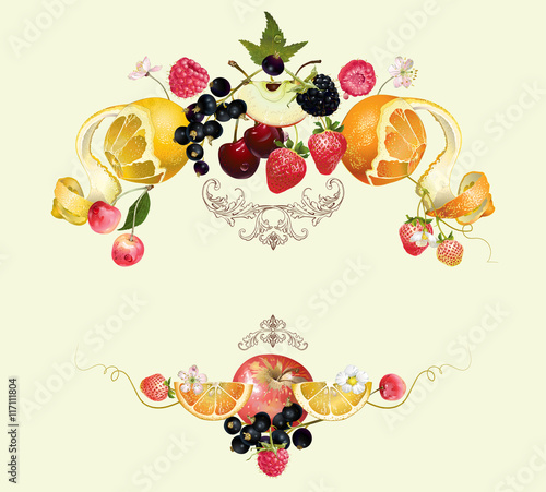 Fruit and berry composition